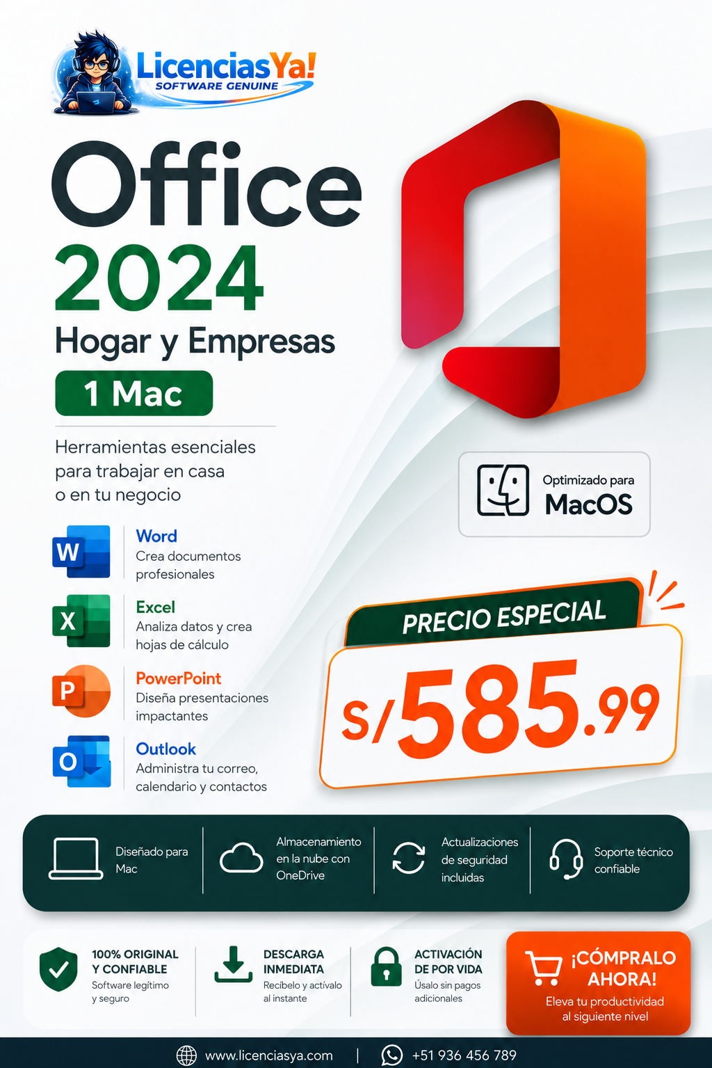 Office 2024 Hogar y Empresas