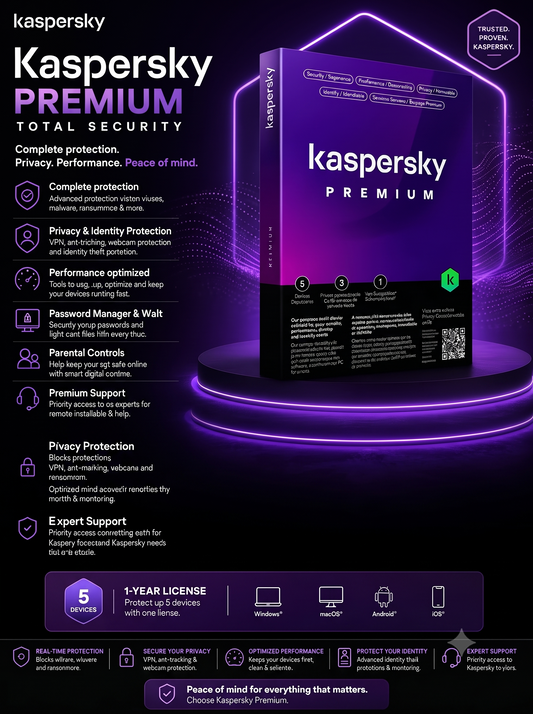 Kaspersky Premium 1 Año 1 Año 1 Dispositivo