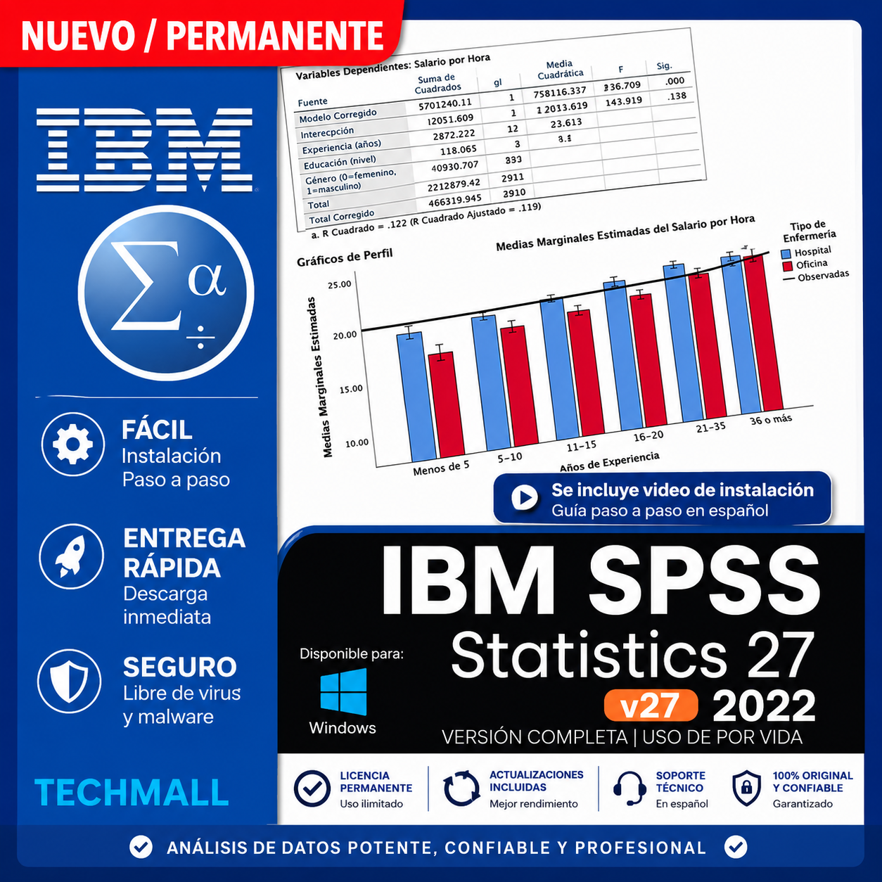 IBM SPSS Statistics 27 copia funcional