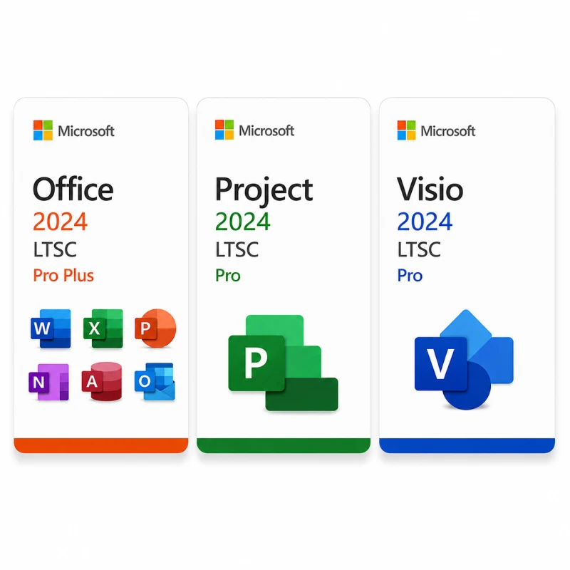 Office 2024 LTSC Pro Plus + Project 2024 LTSC Pro + Visio 2024 LTSC Pro