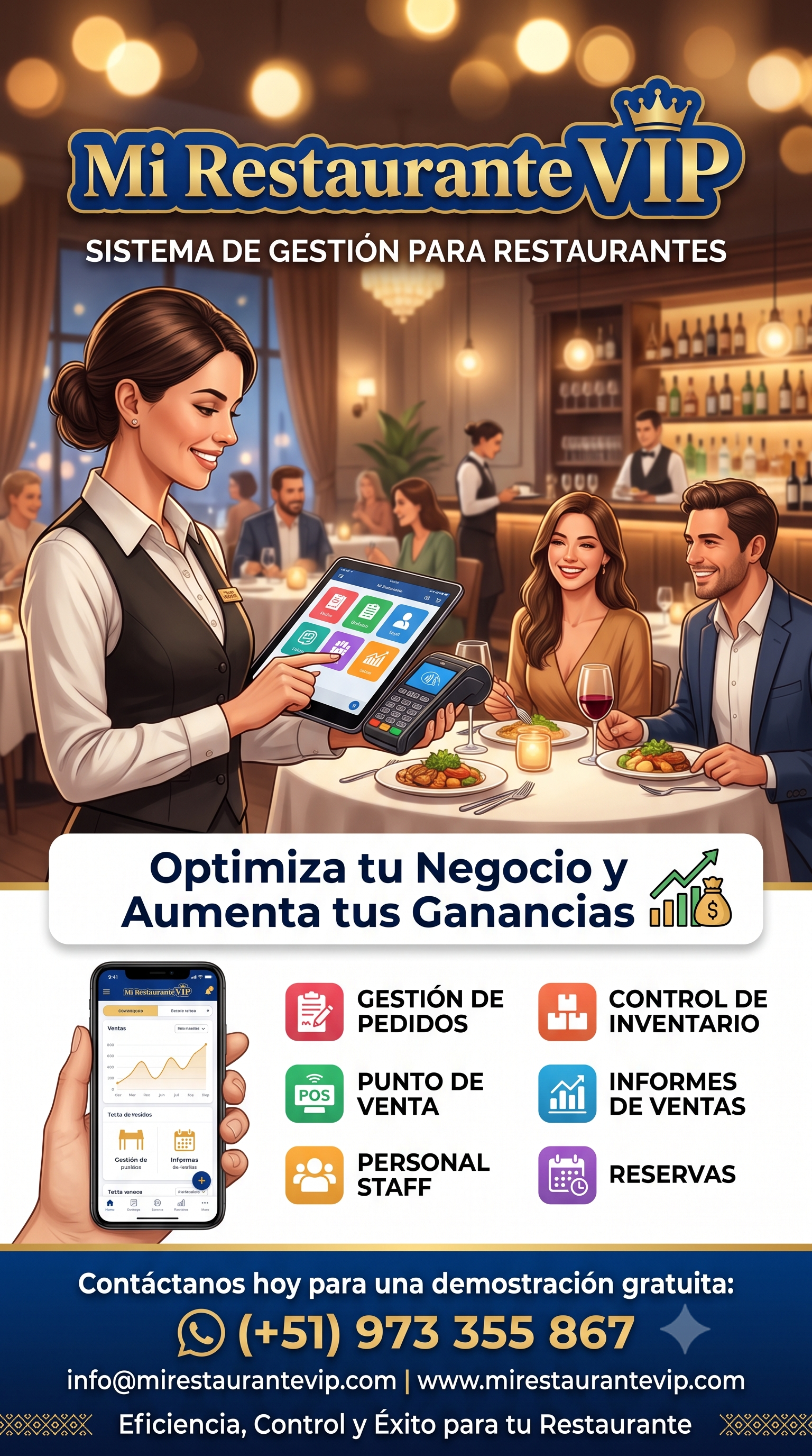 Mi Restaurante VIP Sistema de gestion para restaurantes